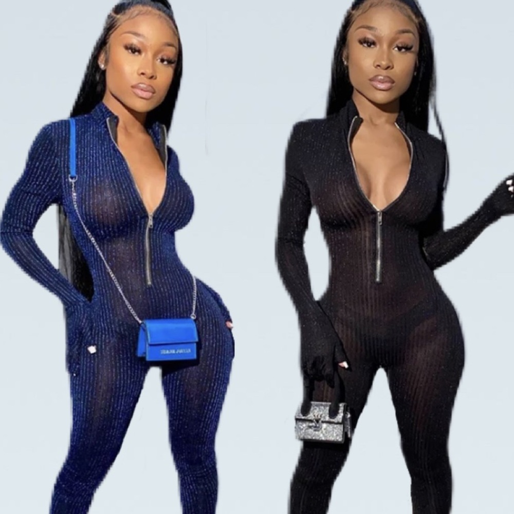 Mesh Jumpsuit